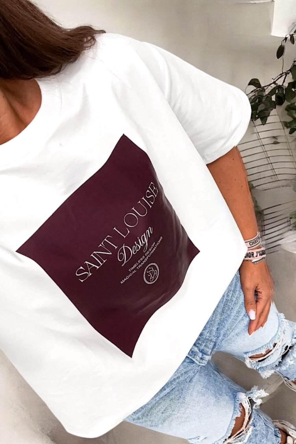 T-SHIRT Saint Louise biel | MEGA OVERSIZE