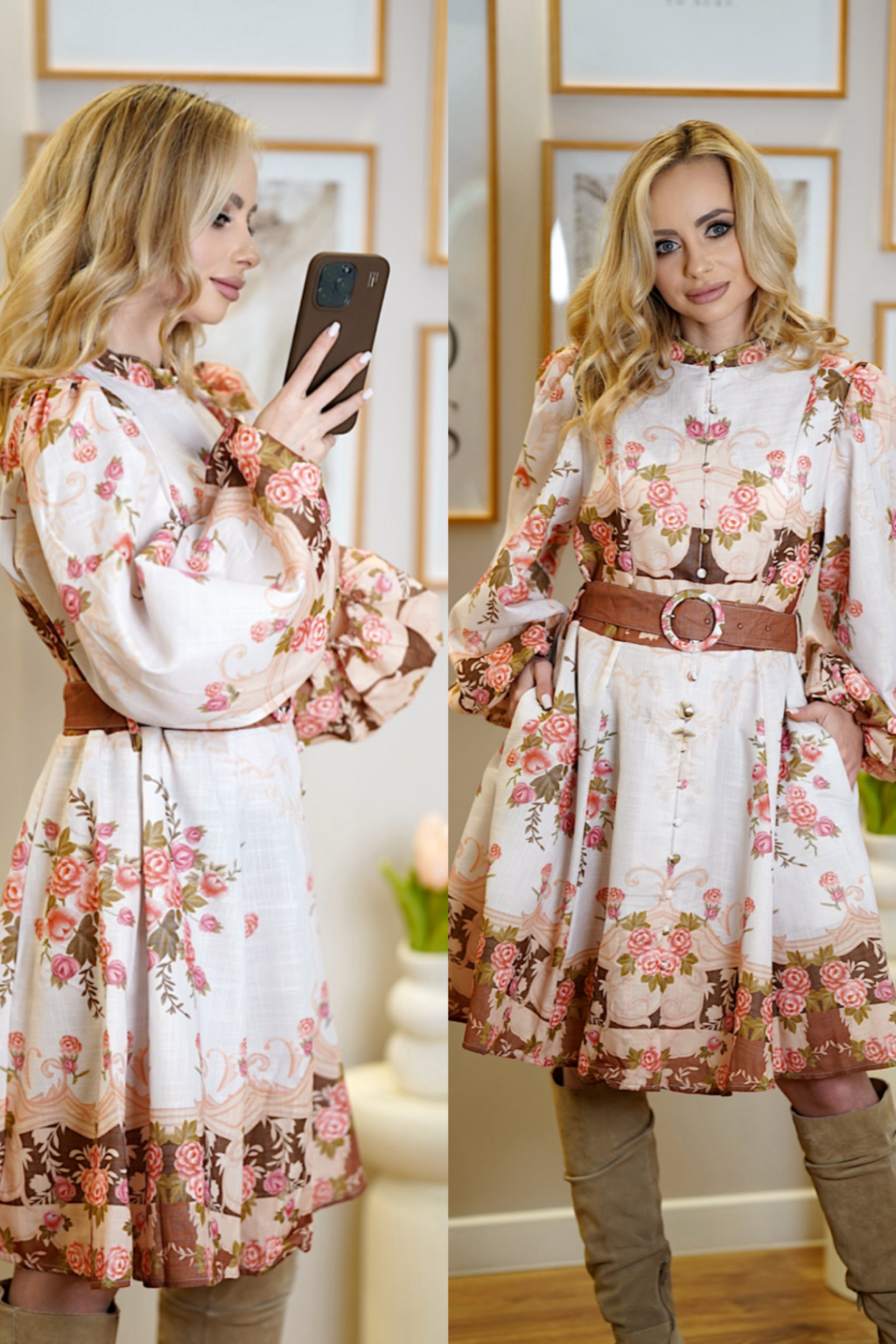 Sukienka w kwiaty PENELOPE