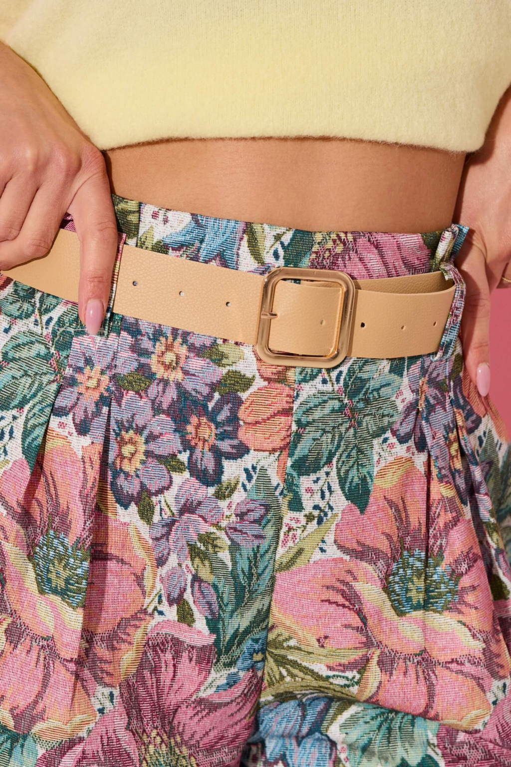 Spodnie w kwiaty VERONA