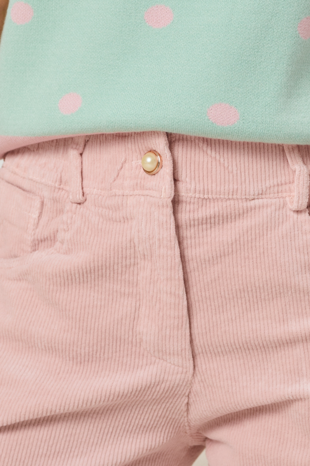 Spodnie sztruksowe NOEMI | różowe 🩷