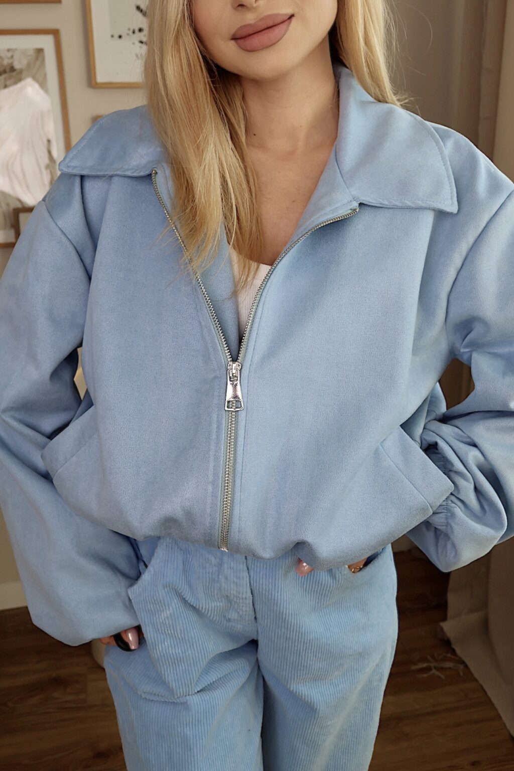 Kurtka bomberka MALTA | niebieska 🩵