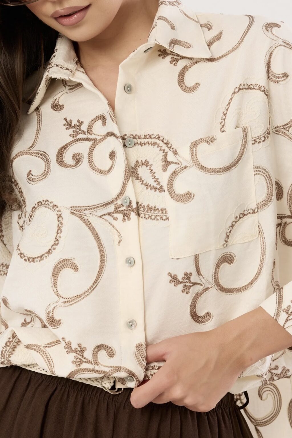 Bawełniana koszula BROWNIE